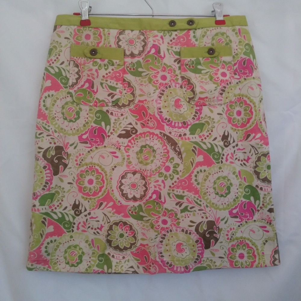 Sigrid Olsen Floral Mini Skirt